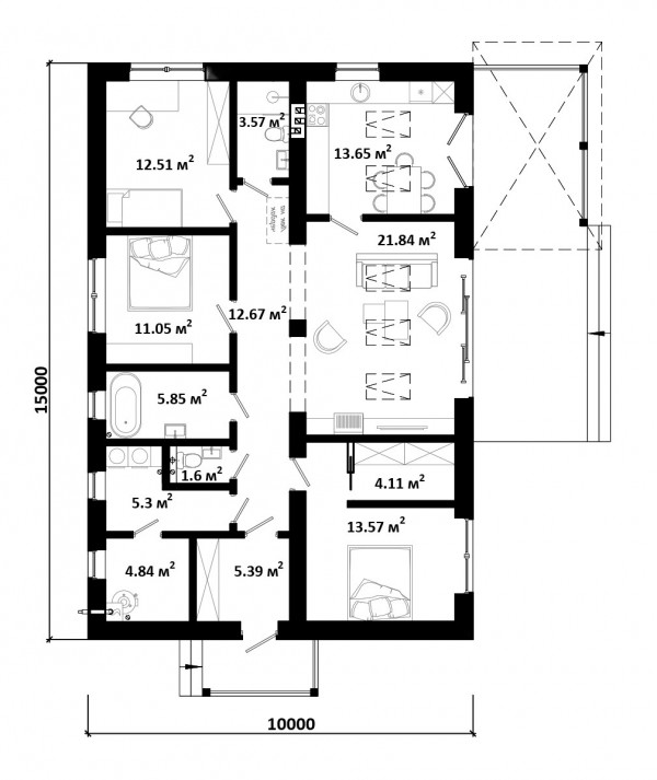 ПРОСТОЙ планировка этажей - фото 1