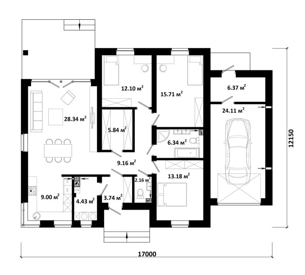 GRAF 2 планировка этажей - фото 1