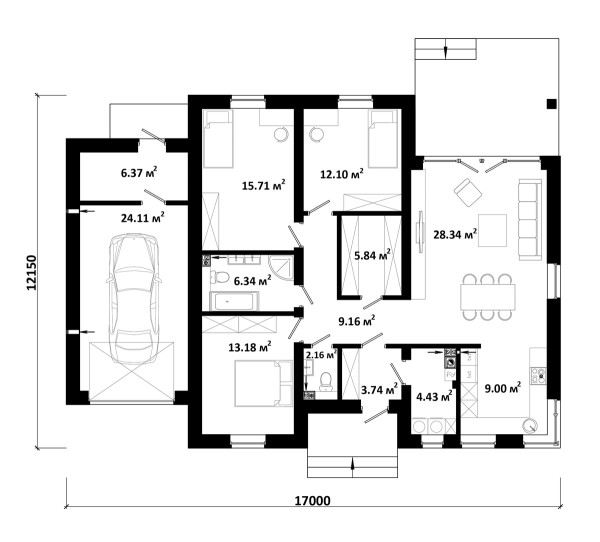 GRAF 2 планировка этажей - фото 1