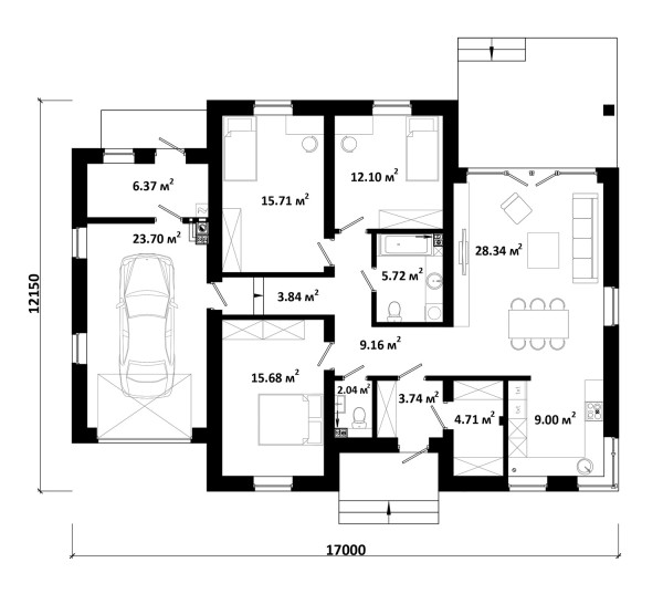 GRAF 2A планировка этажей - фото 1