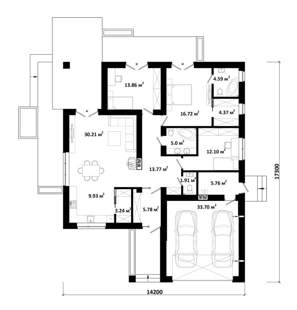 ARIEL планировка этажей - фото 1