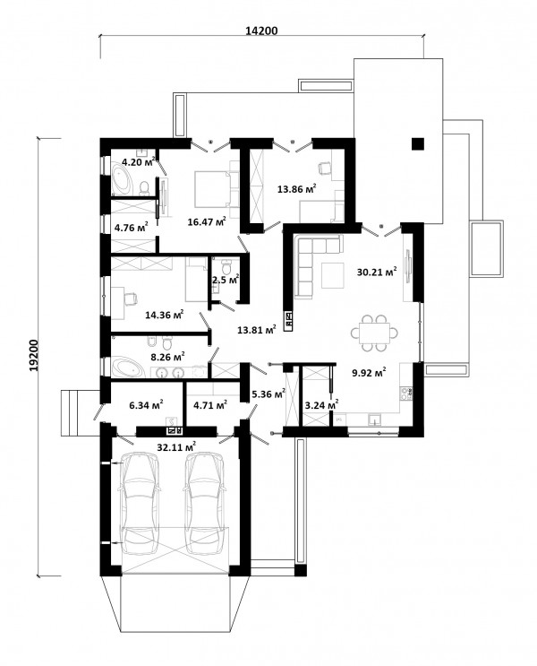 ARIEL 4 планировка этажей - фото 1