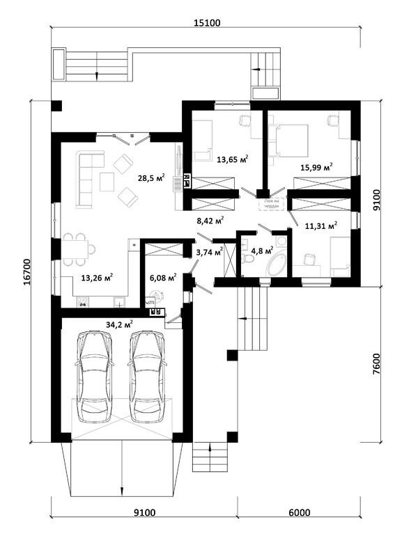 ATUT 3 планировка этажей - фото 1