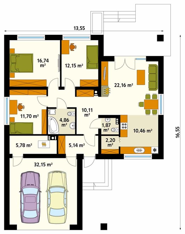 KIWI 3 планировка этажей - фото 2