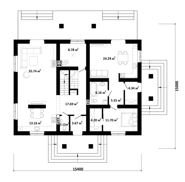 MURENA планировка этажей - фото 1