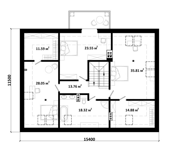 MURENA планировка этажей - фото 2