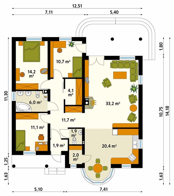 ZOSKA планировка этажей - фото 1