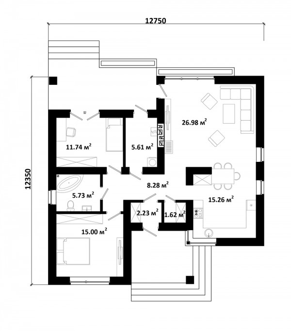 UMBRA планировка этажей - фото 1