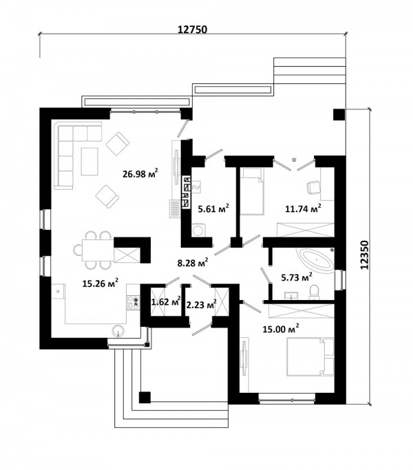 UMBRA планировка этажей - фото 1