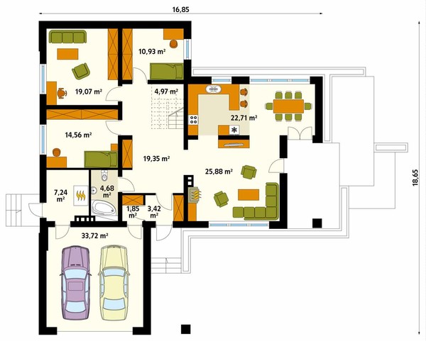 AKSAMIT 2 планировка этажей - фото 1