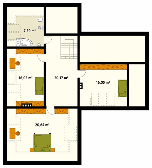 AKSAMIT 2 планировка этажей - фото 2