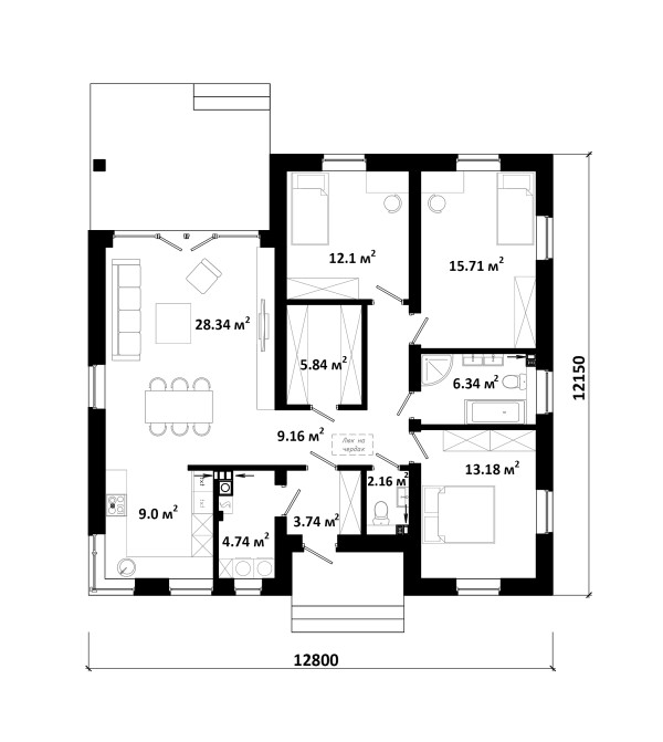 GRAF планировка этажей - фото 1