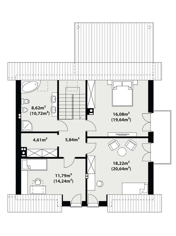 BRUNO 3 планировка этажей - фото 2