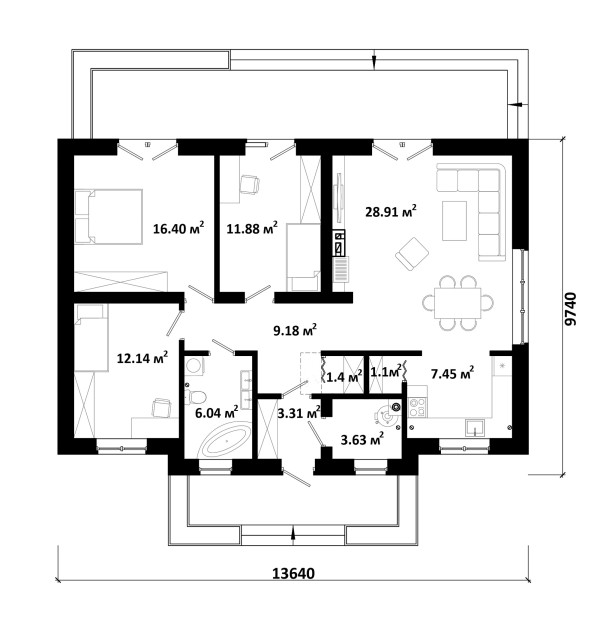 DECYMA 10 планировка этажей - фото 1