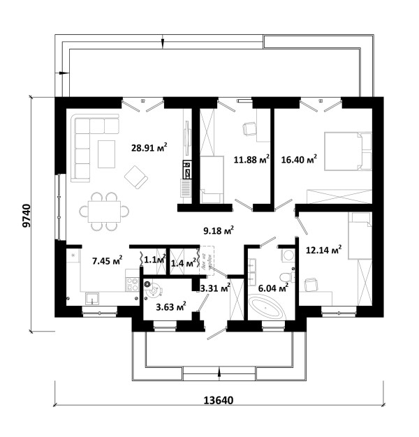 DECYMA 10 планировка этажей - фото 1
