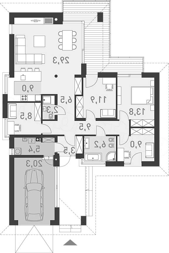 ДОБРЫЙ 1 планировка этажей - фото 1