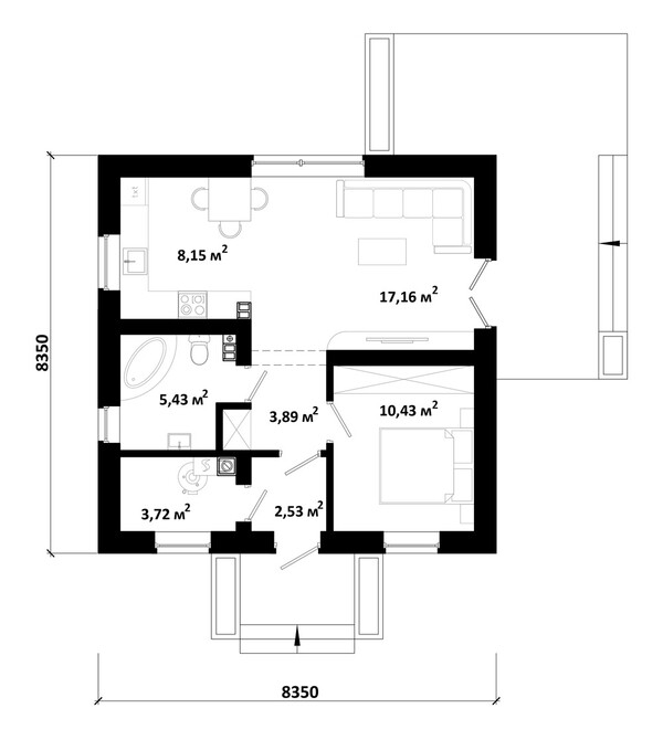 IMBIR 4 планировка этажей - фото 1