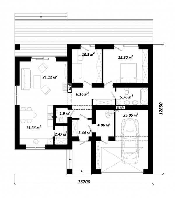 NIKA планировка этажей - фото 1