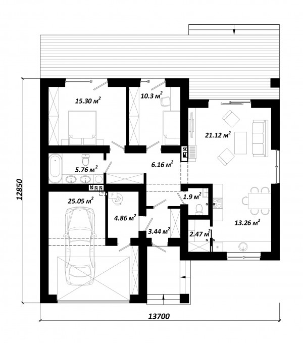 NIKA планировка этажей - фото 1