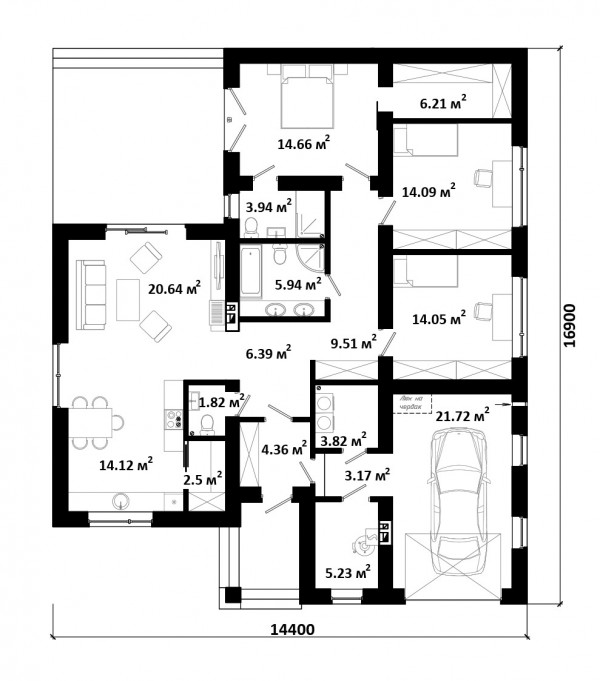 NIKA 2 планировка этажей - фото 1