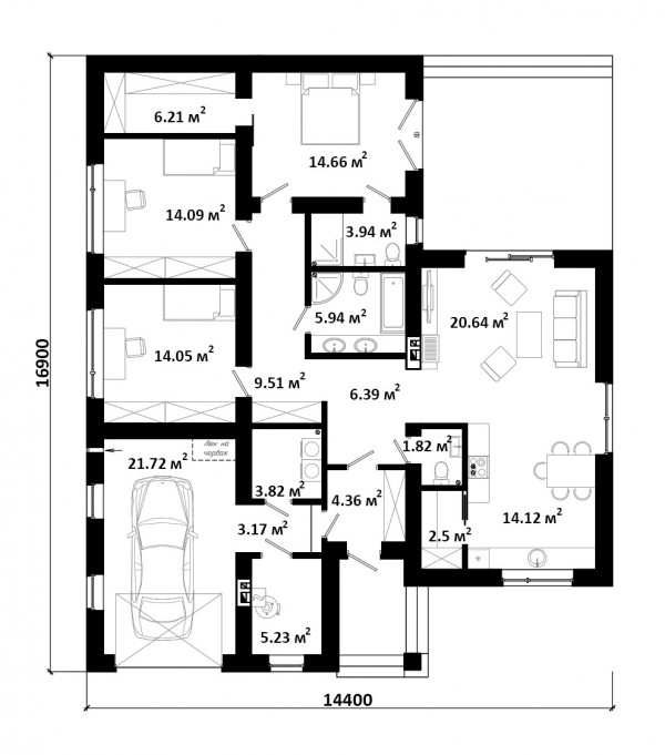 NIKA 2 планировка этажей - фото 1