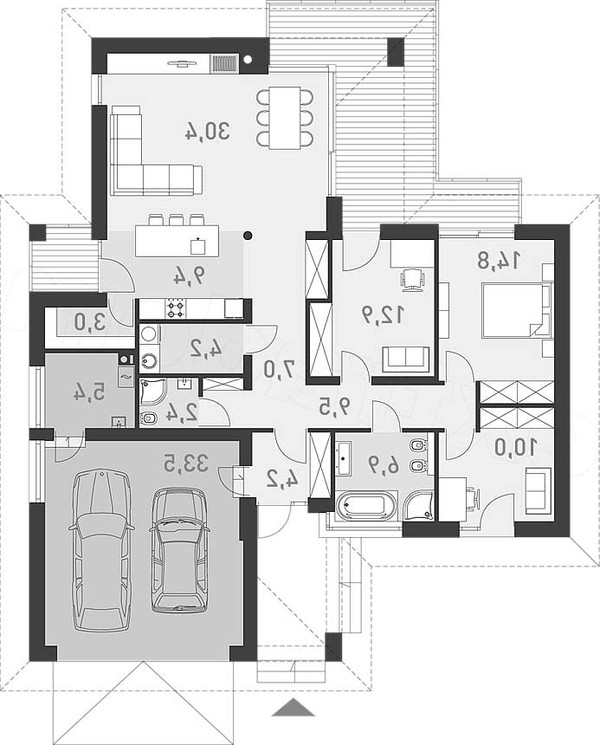 ДОБРЫЙ 2 планировка этажей - фото 1