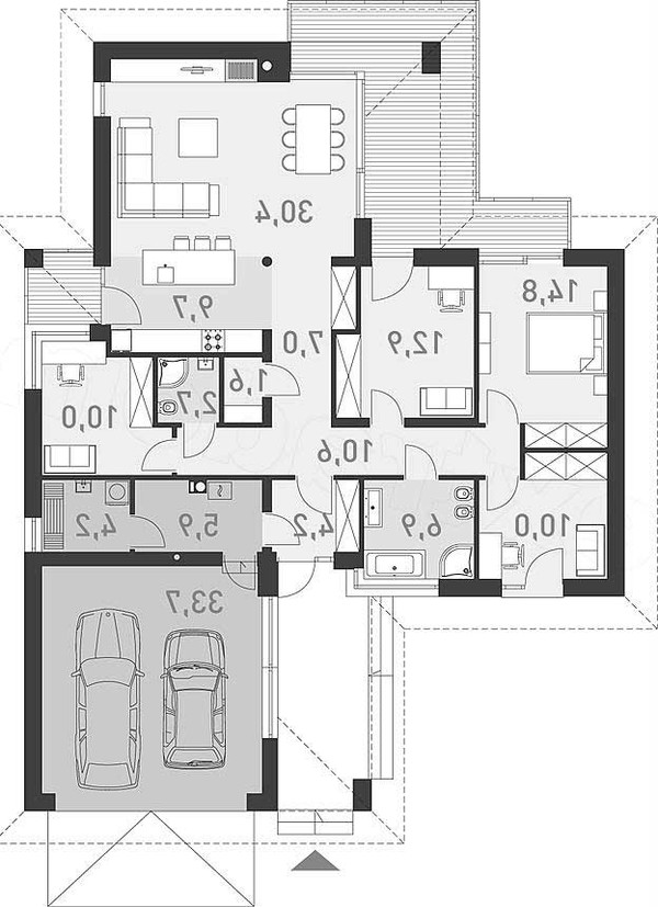 ДОБРЫЙ 3 планировка этажей - фото 1