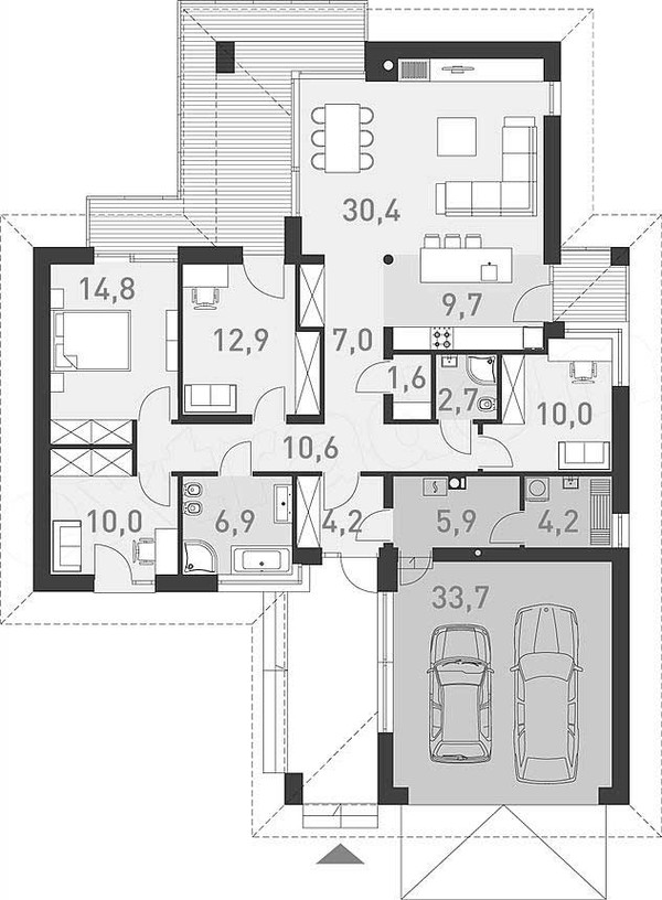 ДОБРЫЙ 3 планировка этажей - фото 1
